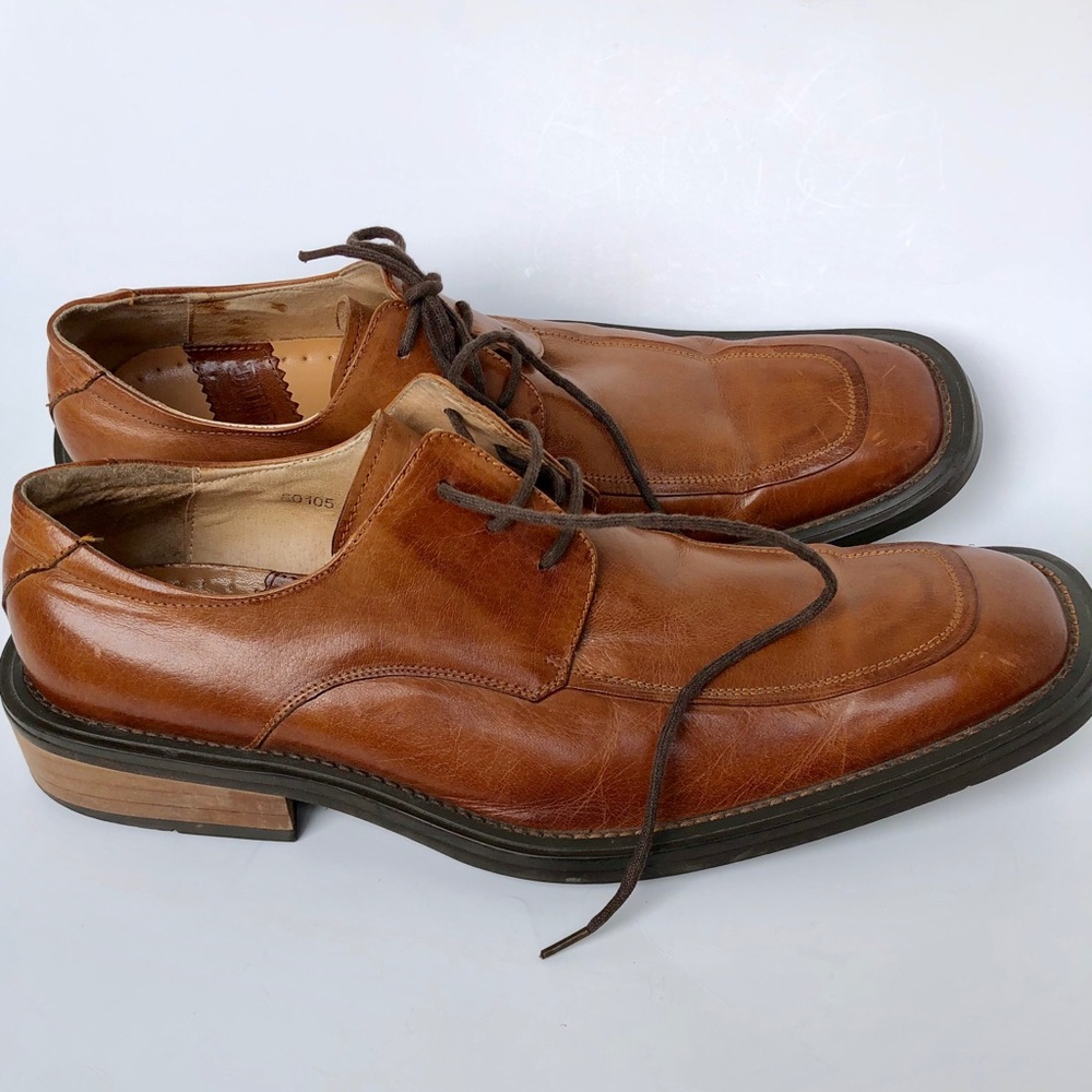 Marc Nolan Dursen leather mens shoes S 9  brown